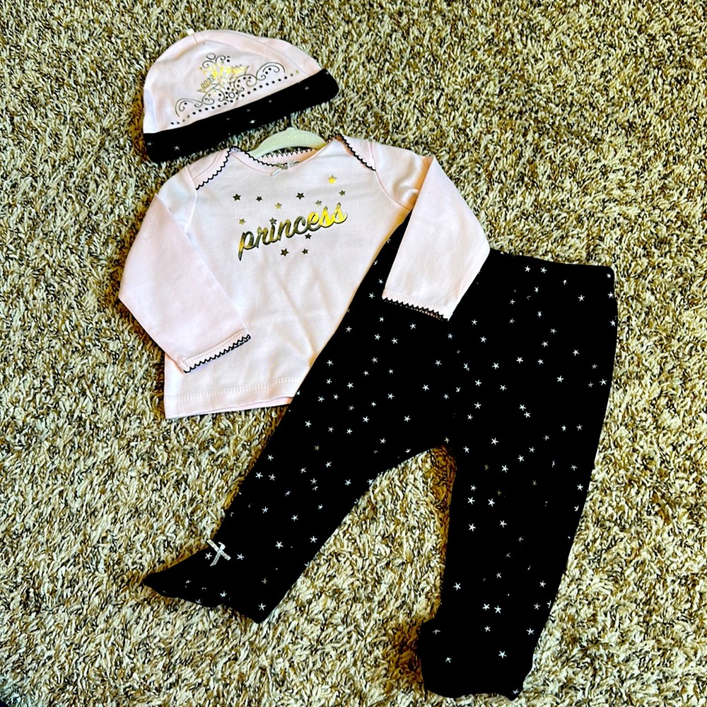 NWOT: Little Me Princess 3 Piece Outfit! 9M